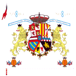 [King's Colour of the Regiment of Peninsular Light Infantry of Tarragona 1833-1845 (Spain)]